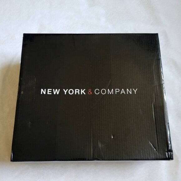 NWT New York & Company Faux Suede Tall Heeled Monia Boot - Picture 12 of 13